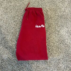 Women’s White fox boutique sweatpants